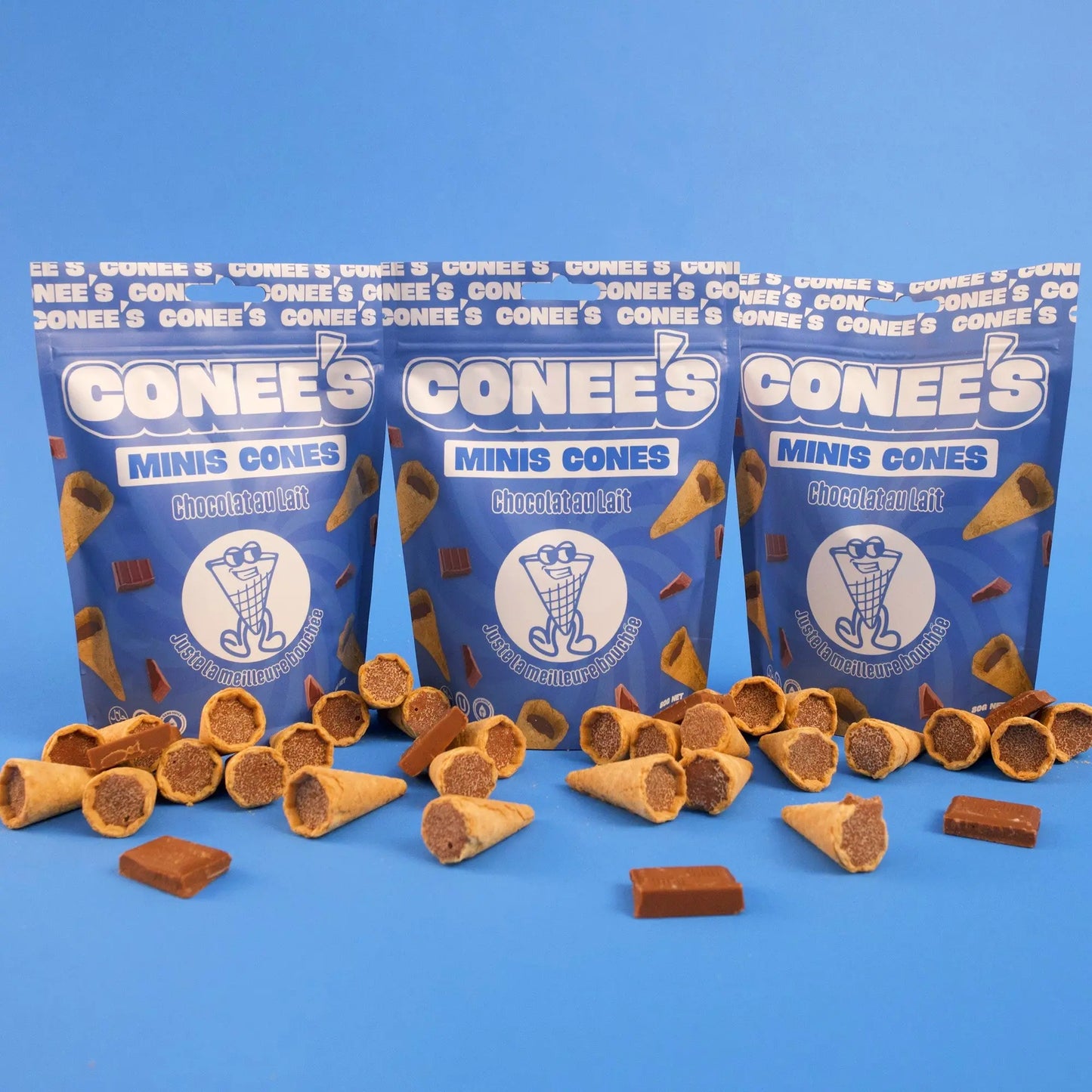 mini cones chocolat conees