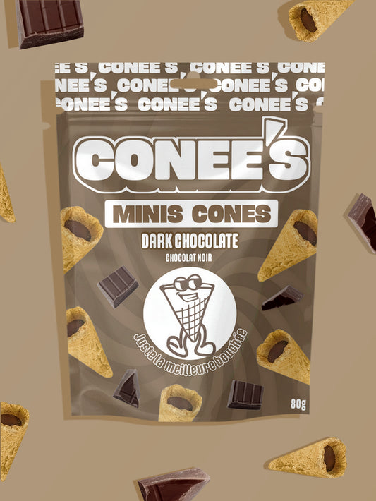 Mini Cones Chocolat noir