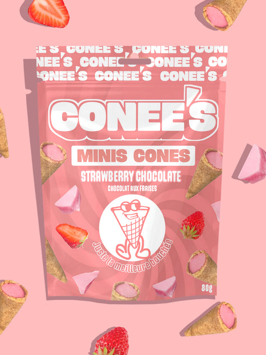 Mini Cones Fraise